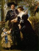 Peter Paul Rubens Rubens, his wife Helena Fourment, and their son Peter Paul oil painting